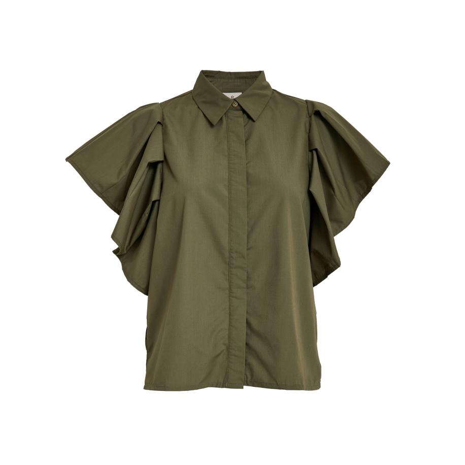 Peppercorn Blouse donkergroen Groen