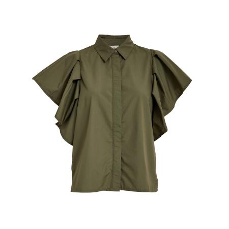 Peppercorn Peppercorn Blouse donkergroen