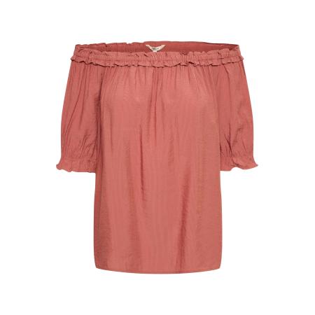 Cream Cream Blouse watermeloen rood