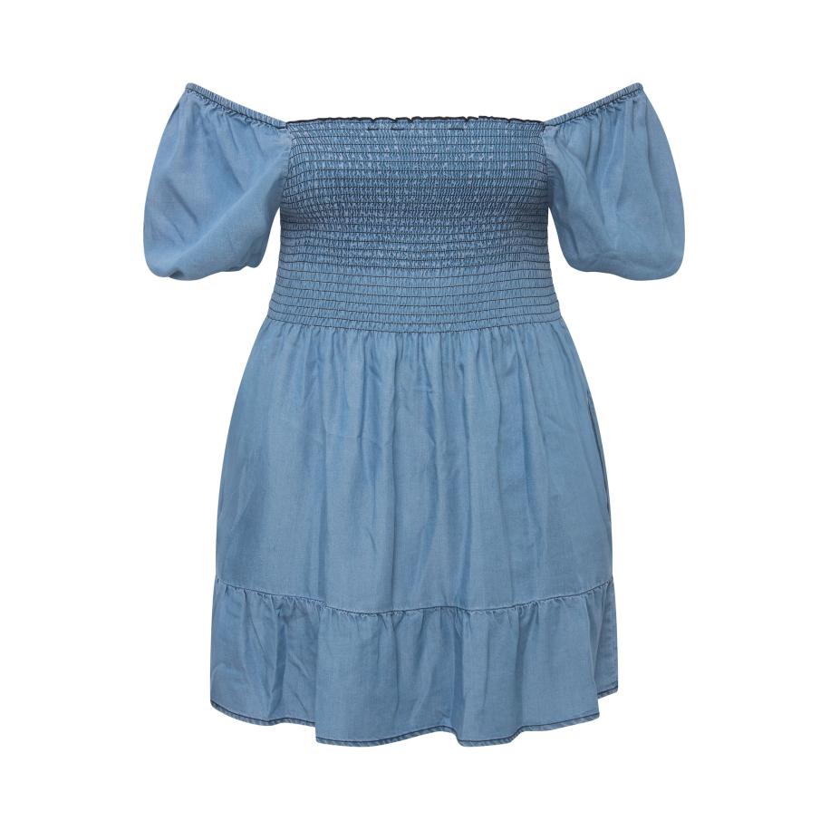 Ulla Popken Ulla Popken Tuniek blauw denim -