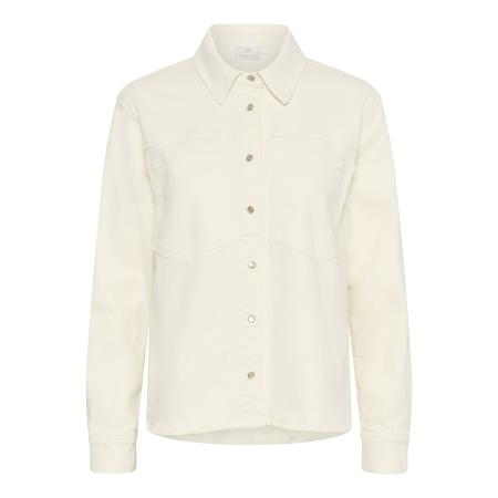 Kaffe Kaffe Blouse Whitney white denim