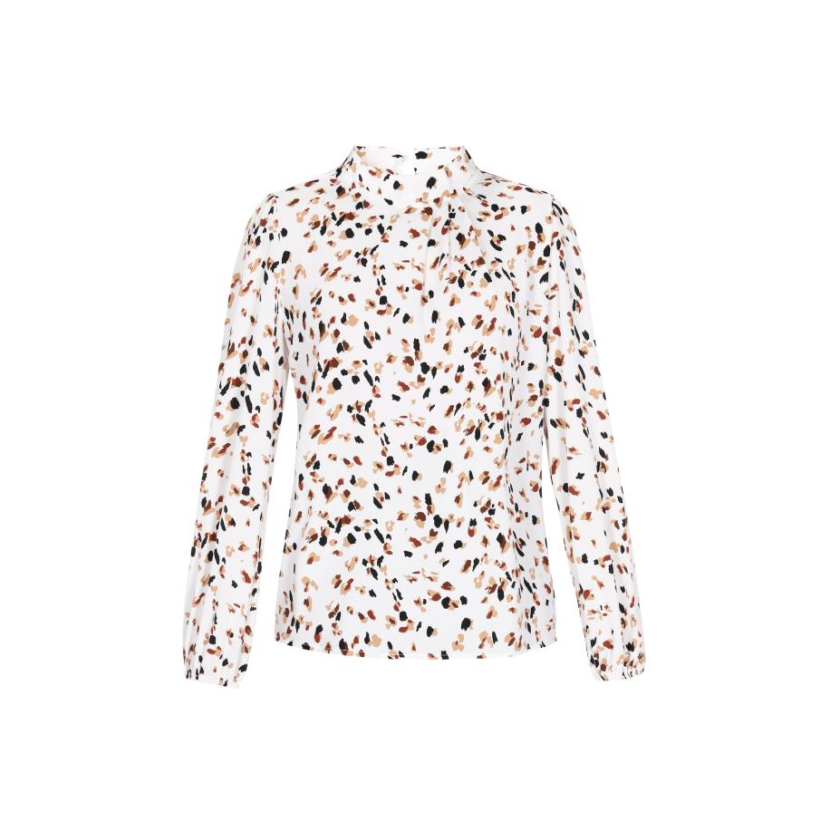 NAEMI NAEMI Blouse Fashion Look sand / bruin / zwart / wit -