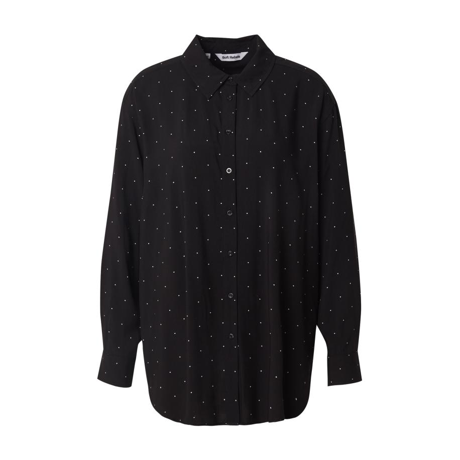 Soft Rebels Soft Rebels Blouse Margot zwart / wit -