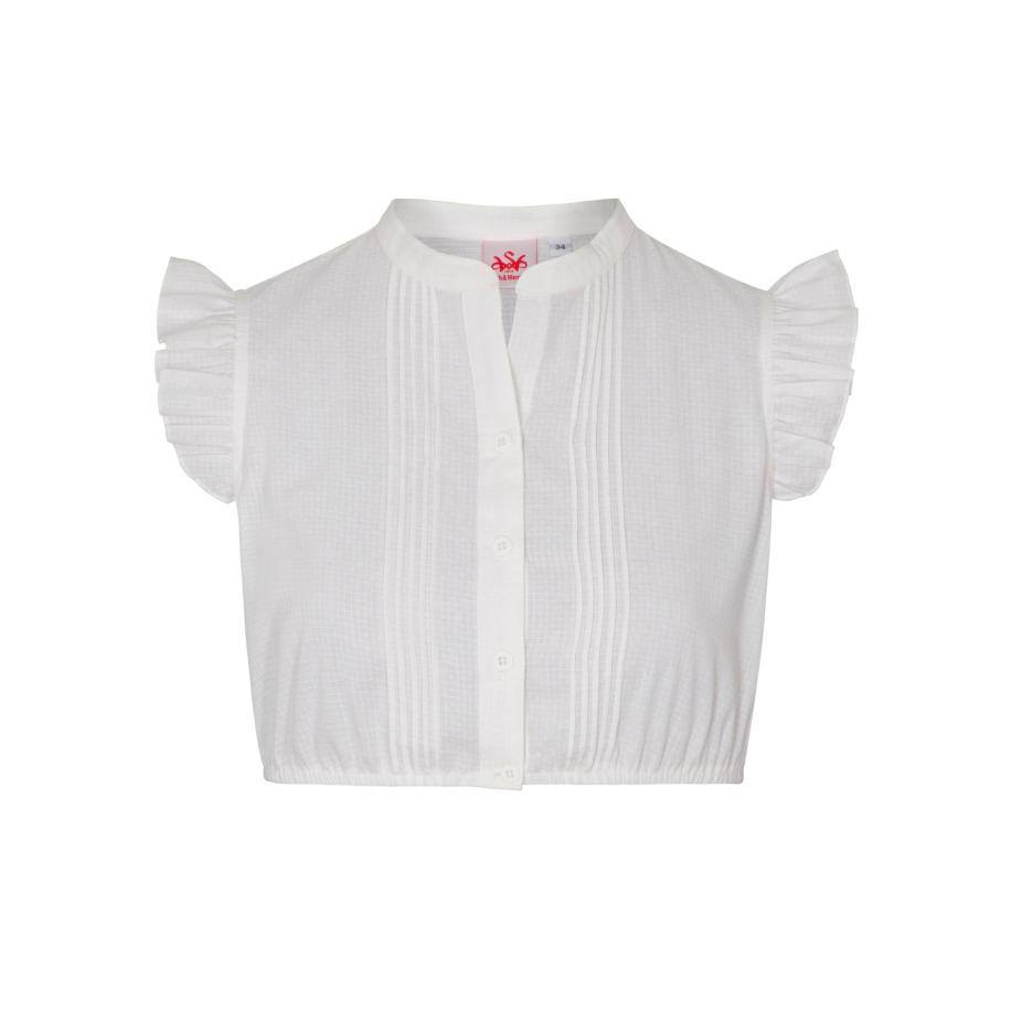 Spieth & Wensky SPIETH & WENSKY Klederdracht blouse Gablingen offwhite -