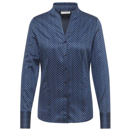 Eterna ETERNA Blouse blauw / nachtblauw / oranje