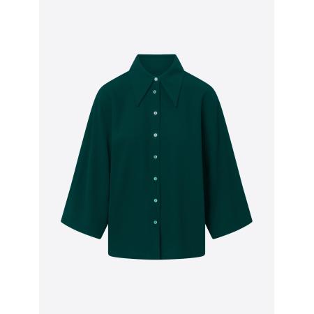 Jascha Stockholm Jascha Stockholm Blouse Air donkergroen