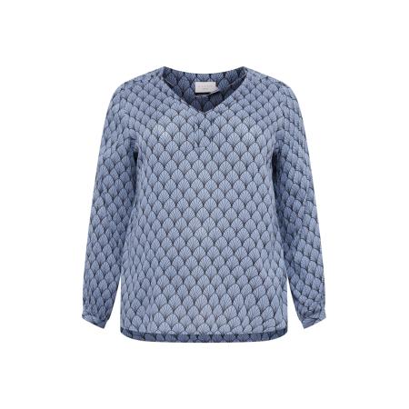 Kaffe KAFFE CURVE Blouse Olive navy / smoky blue