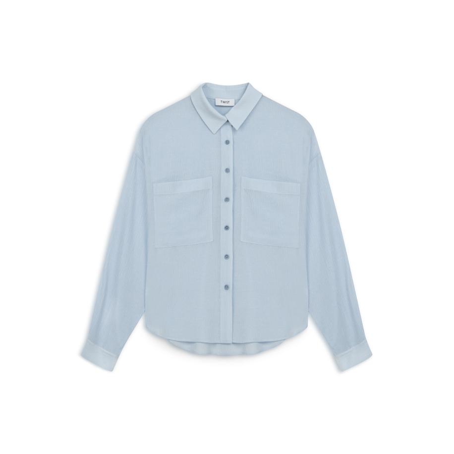 Twist Twist Blouse lichtblauw -