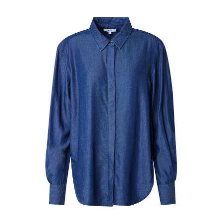Mbym mbym Blouse Dalinna blauw denim