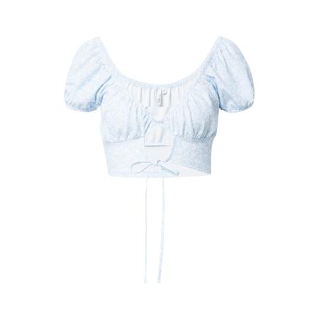 Nelly NLY by Nelly Blouse lichtblauw / wit