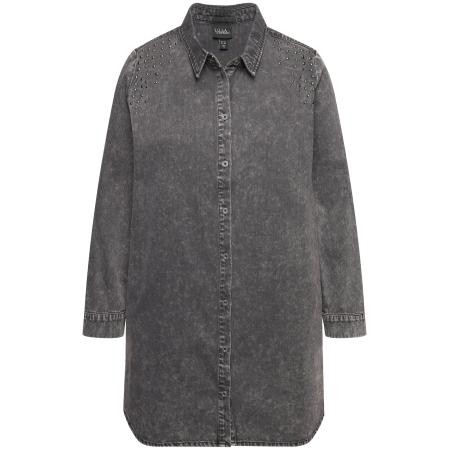 Ulla Popken Ulla Popken Blouse grijs gemêleerd