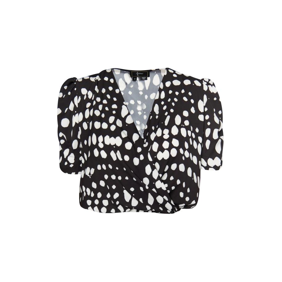 Faina faina Blouse zwart / wit -