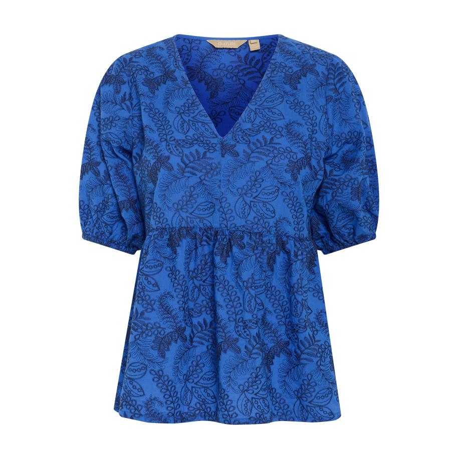 Culture CULTURE Blouse azuur / zwart -