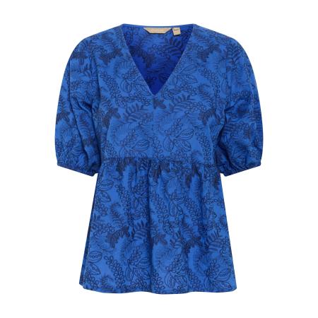 Culture CULTURE Blouse azuur / zwart