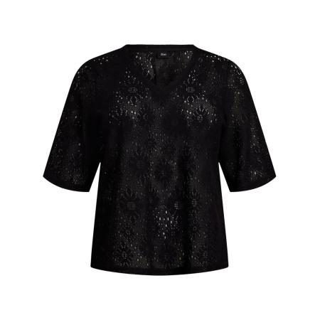 Zizzi Zizzi Blouse Mhitta zwart