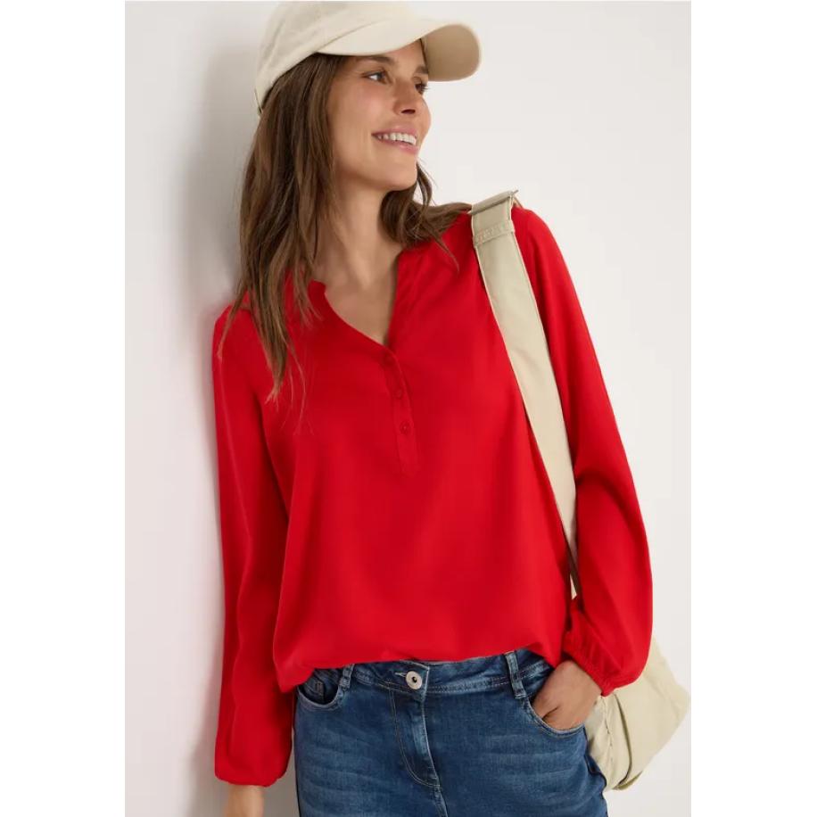 CECIL Tuniek in effen kleur Rood