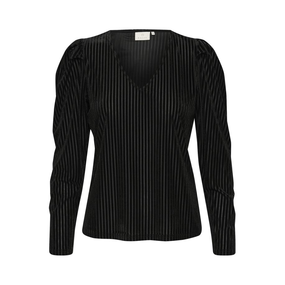 Kaffe Blouse KA Caca zwart Zwart