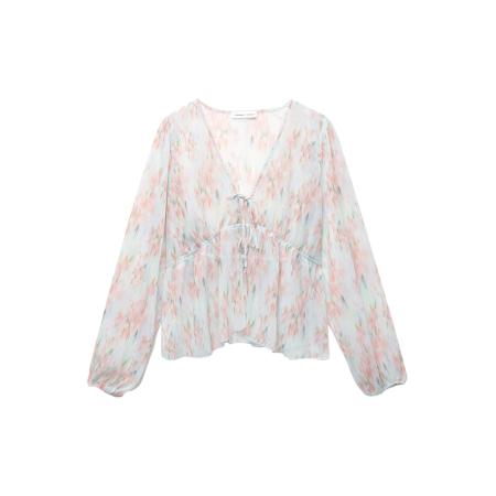 Pull&Bear Pull&Bear Blouse pastelblauw