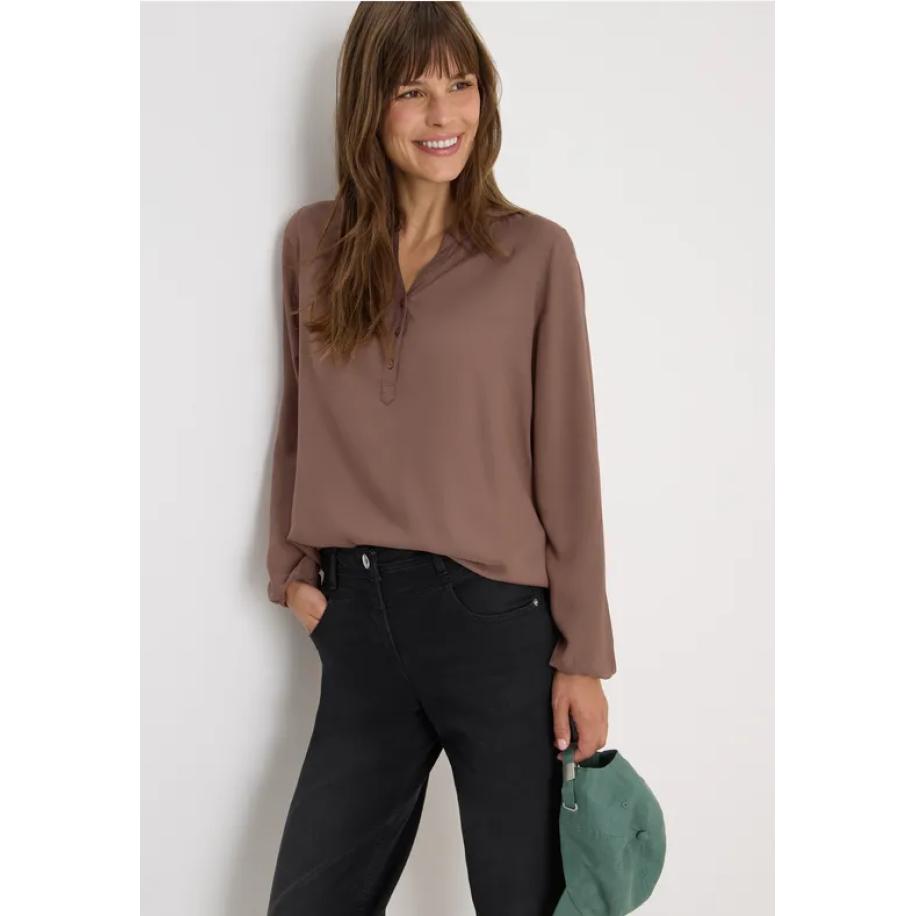 CECIL Tuniek in effen kleur Bruin