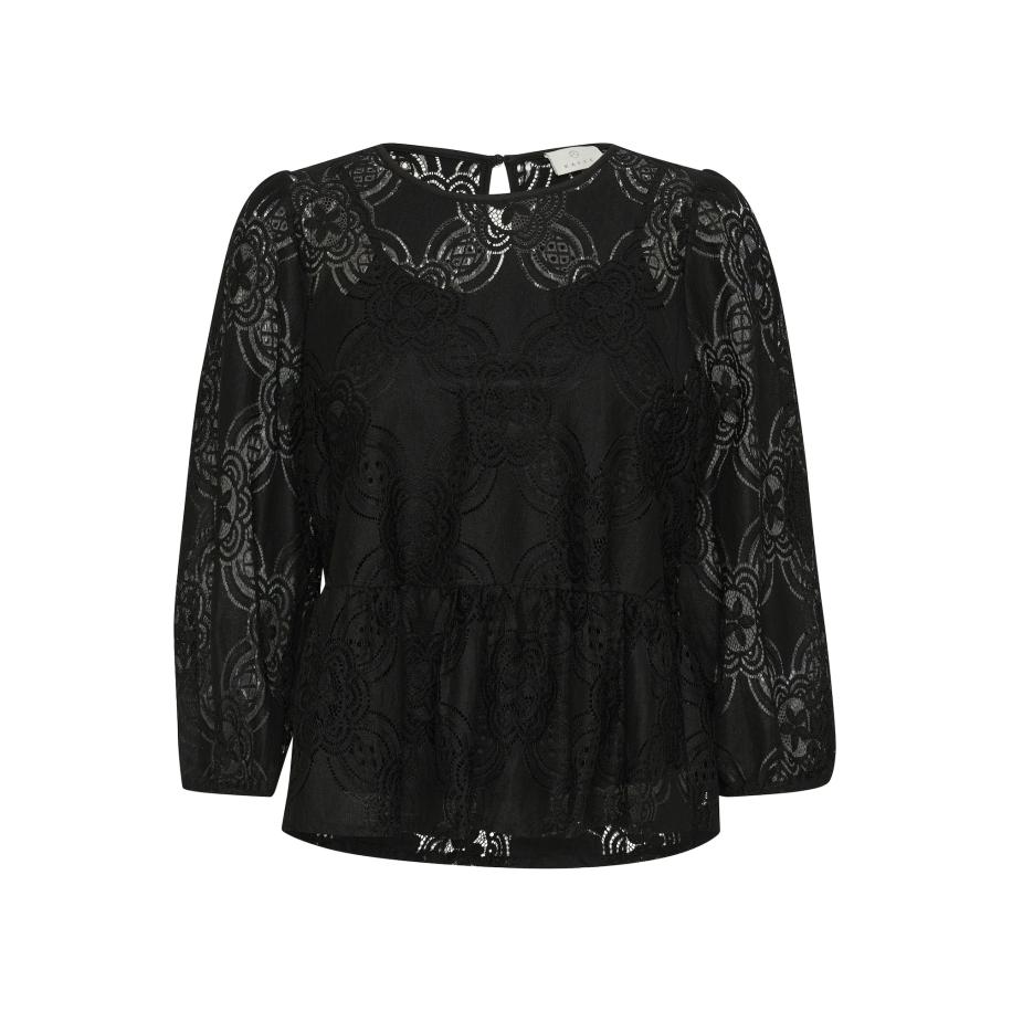 Kaffe Kaffe Blouse Paula zwart -
