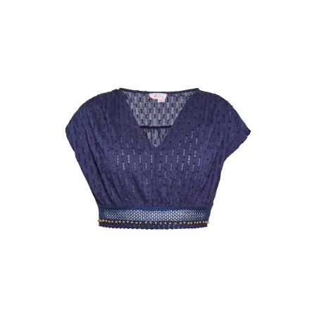 IZIA IZIA Blouse navy / goud