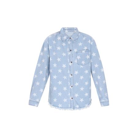 ebeeza ebeeza Blouse Fashion Look blauw denim / offwhite