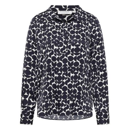 Eterna ETERNA Blouse zwart / wit