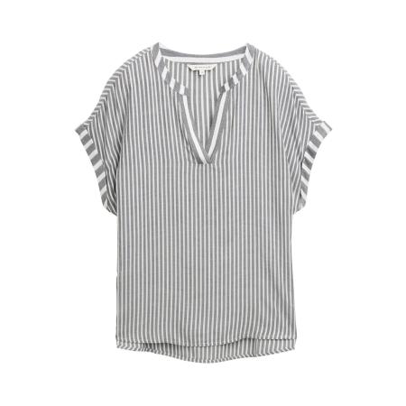 Tom Tailor TOM TAILOR Blouse smoky blue / wit