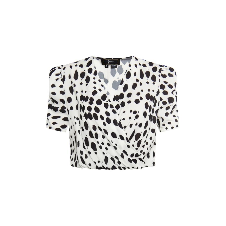 Faina faina Blouse zwart / wit -