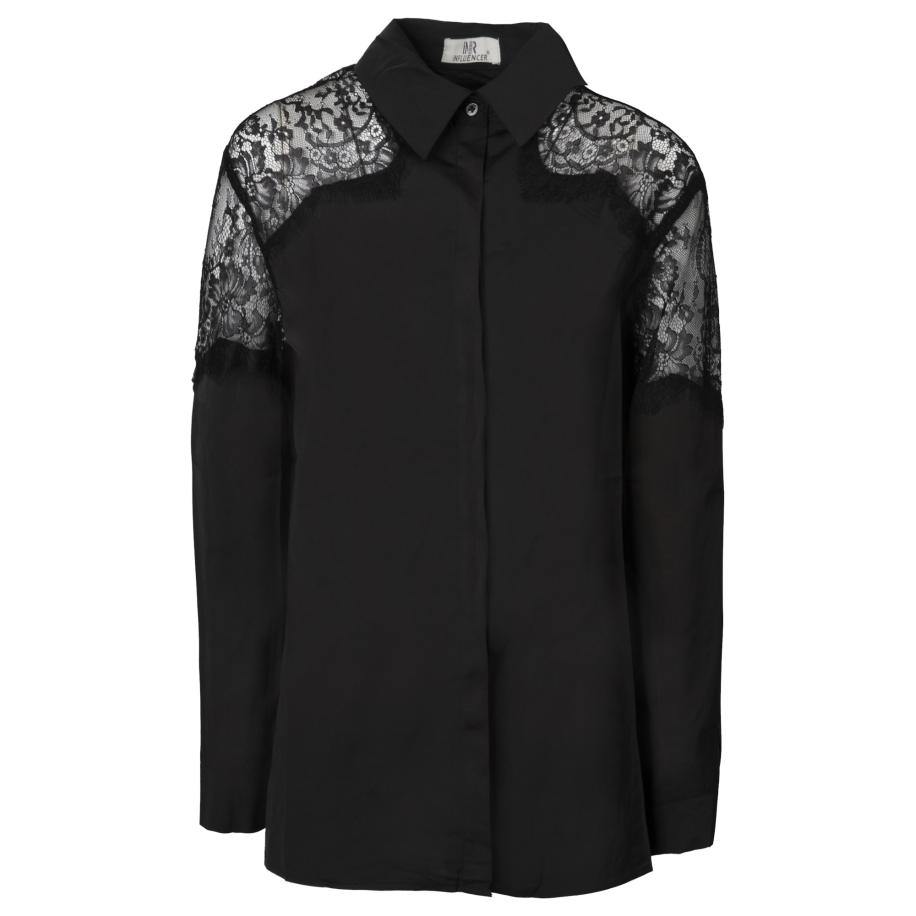 Influencer Influencer Blouse zwart -