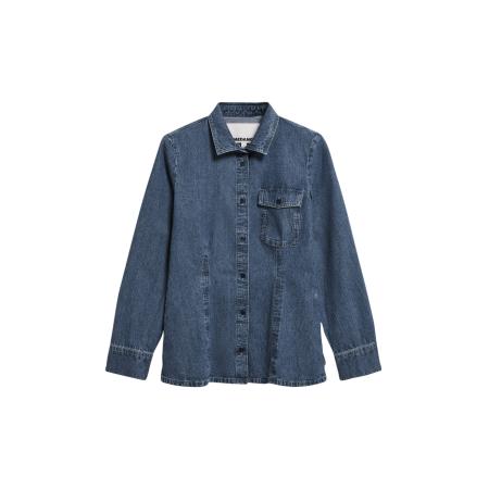 Armedangels ARMEDANGELS Blouse blauw denim
