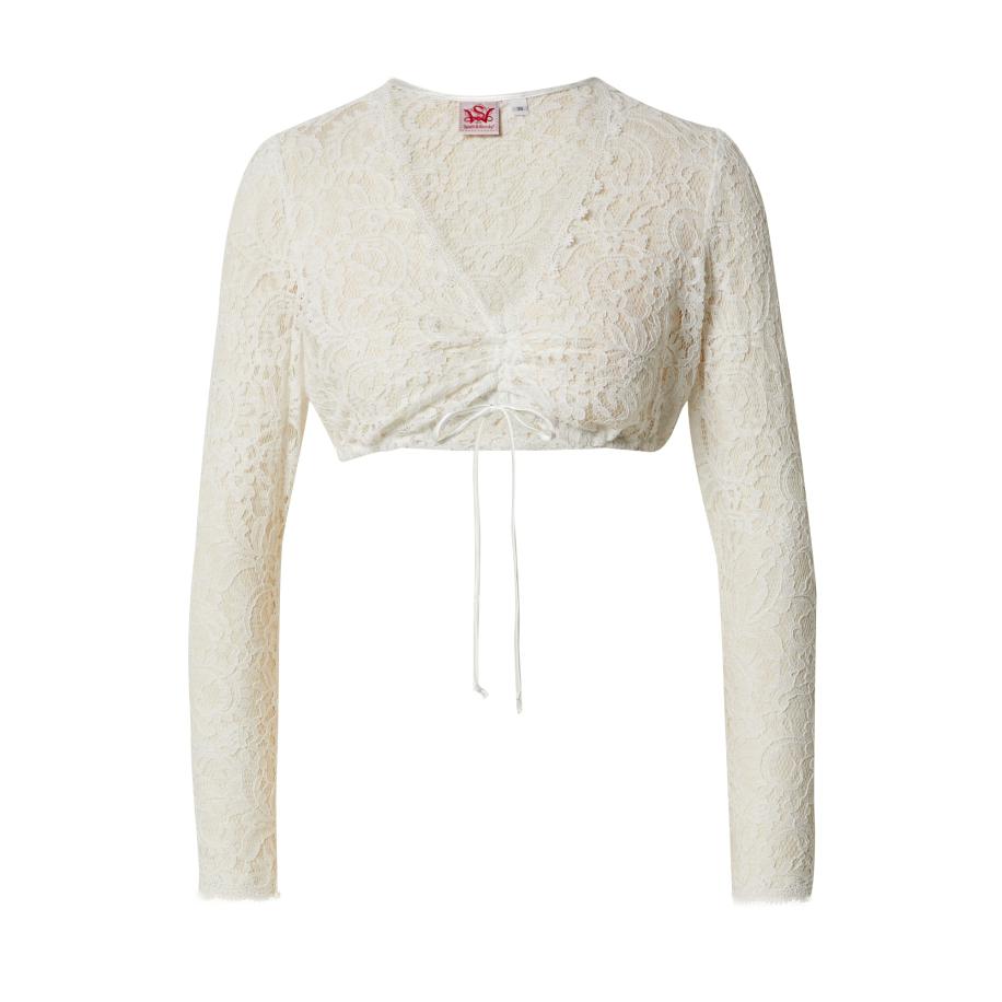 Spieth & Wensky SPIETH & WENSKY Klederdracht blouse Hadia wit -