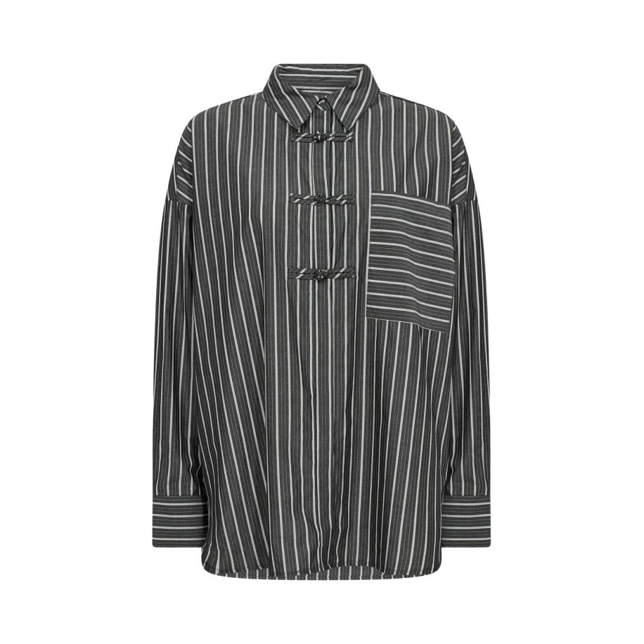 Levete Room Levete Room Blouse Kimi 1 zwart / wit -