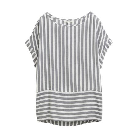 Tom Tailor TOM TAILOR Blouse grijs / wit