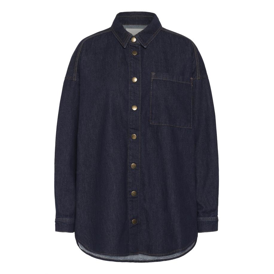 My Essential Wardrobe My Essential Wardrobe Blouse Malo blauw denim -