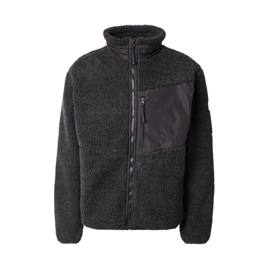 Iriedaily Iriedaily Fleece jas Flawless zwart / zwart gemêleerd -