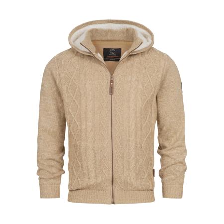 INDICODE JEANS INDICODE JEANS Gebreid vest INRandolph beige