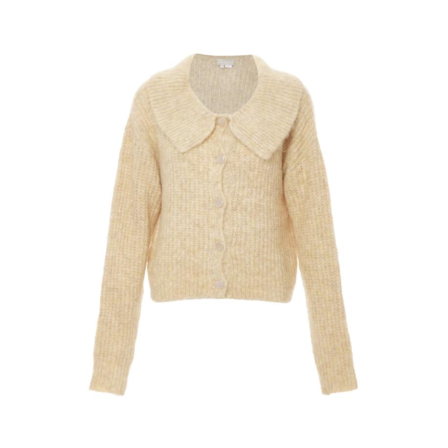 Jalene Jalene Gebreid vest beige / sand -