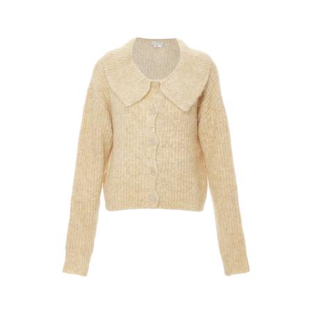 Jalene Jalene Gebreid vest beige / sand