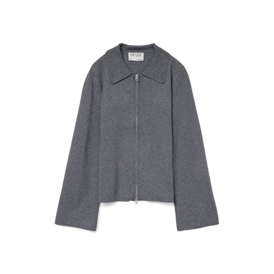 Vero Moda VERO MODA Gebreid vest VMHANNA donkergrijs -