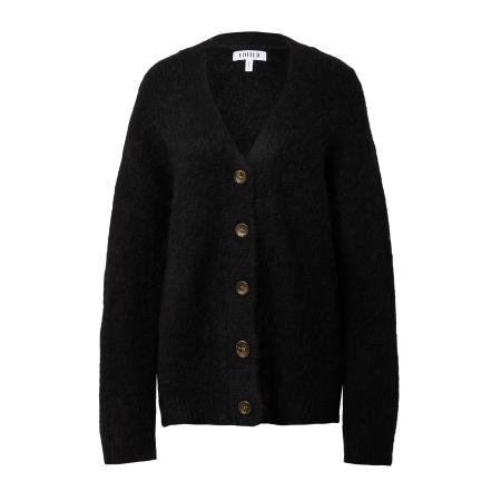 EDITED EDITED Gebreid vest Peyton zwart