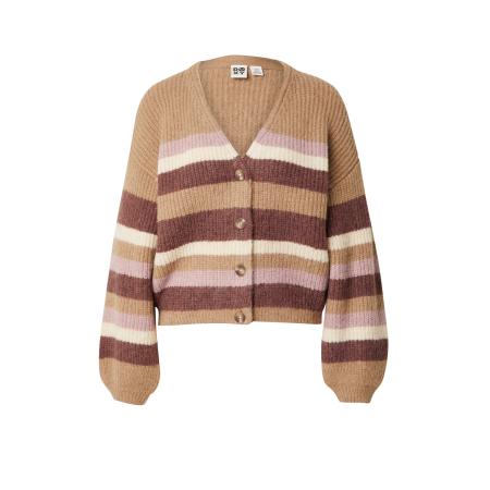 Roxy ROXY Gebreid vest MARBLE TILES beige / bruin / donkerbruin / rosa