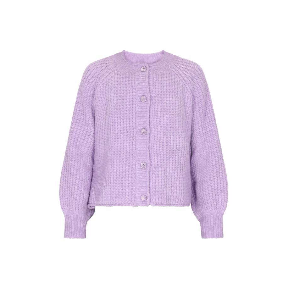 DreiMaster DreiMaster Vintage Gebreid vest lavendel -