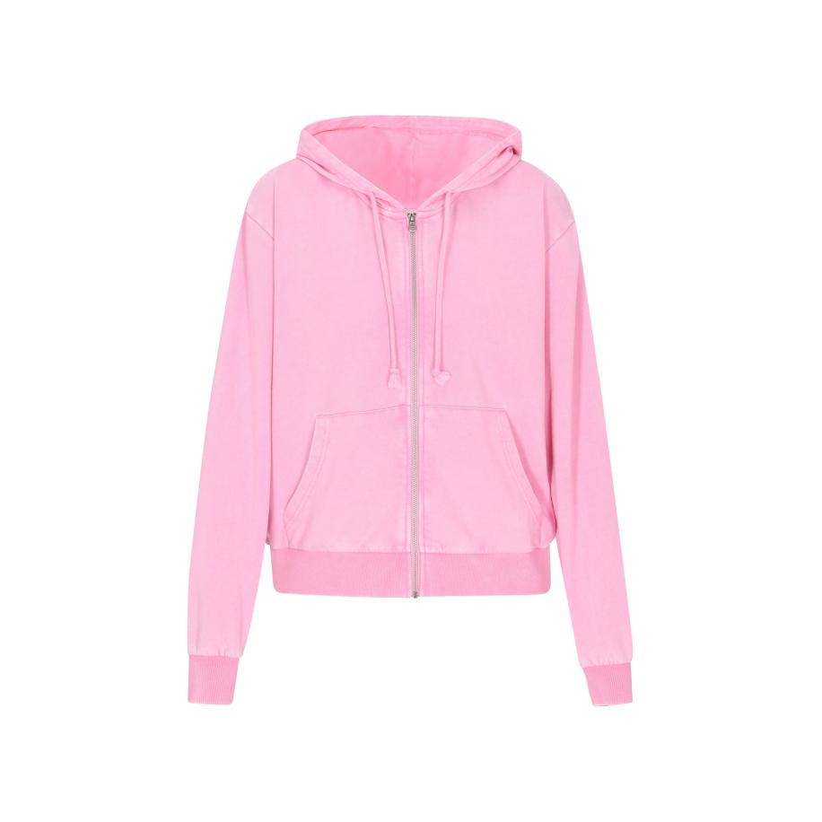 IZIA IZIA Sweatvest Fashion Look lichtroze -