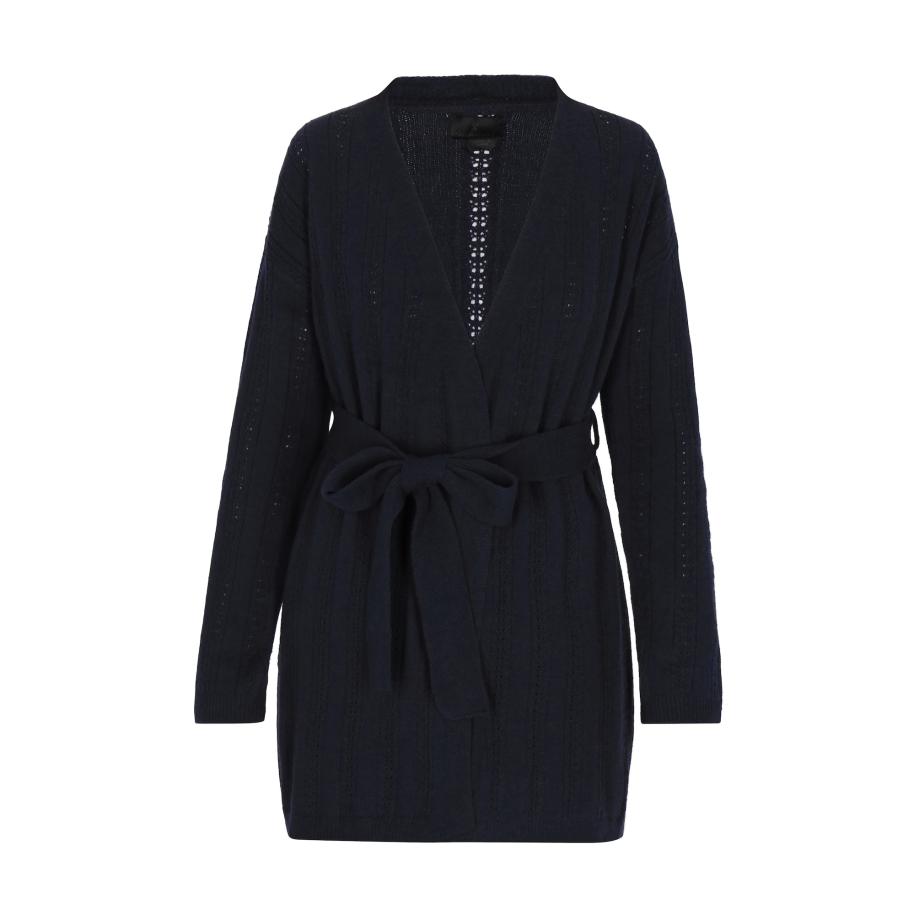 DreiMaster DreiMaster Klassik Gebreid vest marine -