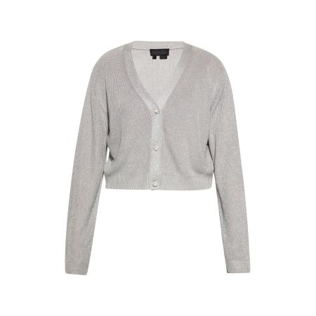 NAEMI NAEMI Gebreid vest grijs gemêleerd