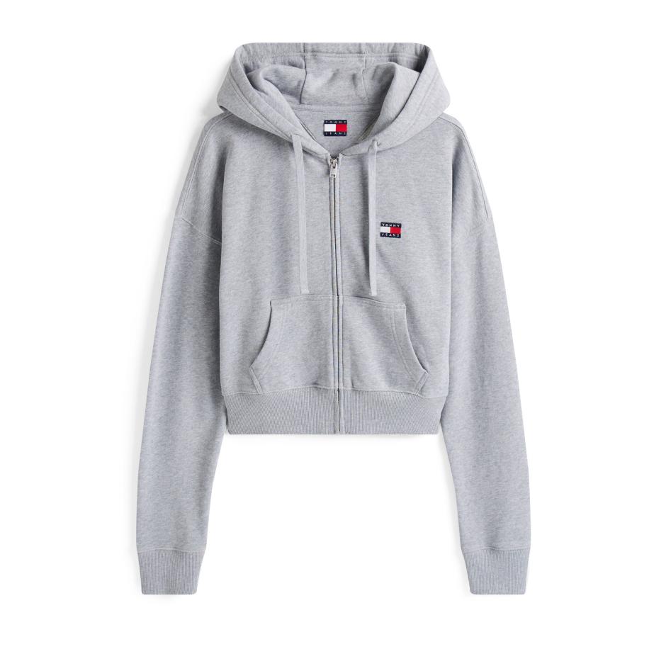 Tommy Jeans Tommy Jeans Sweatvest navy / grijs gemêleerd / rood -