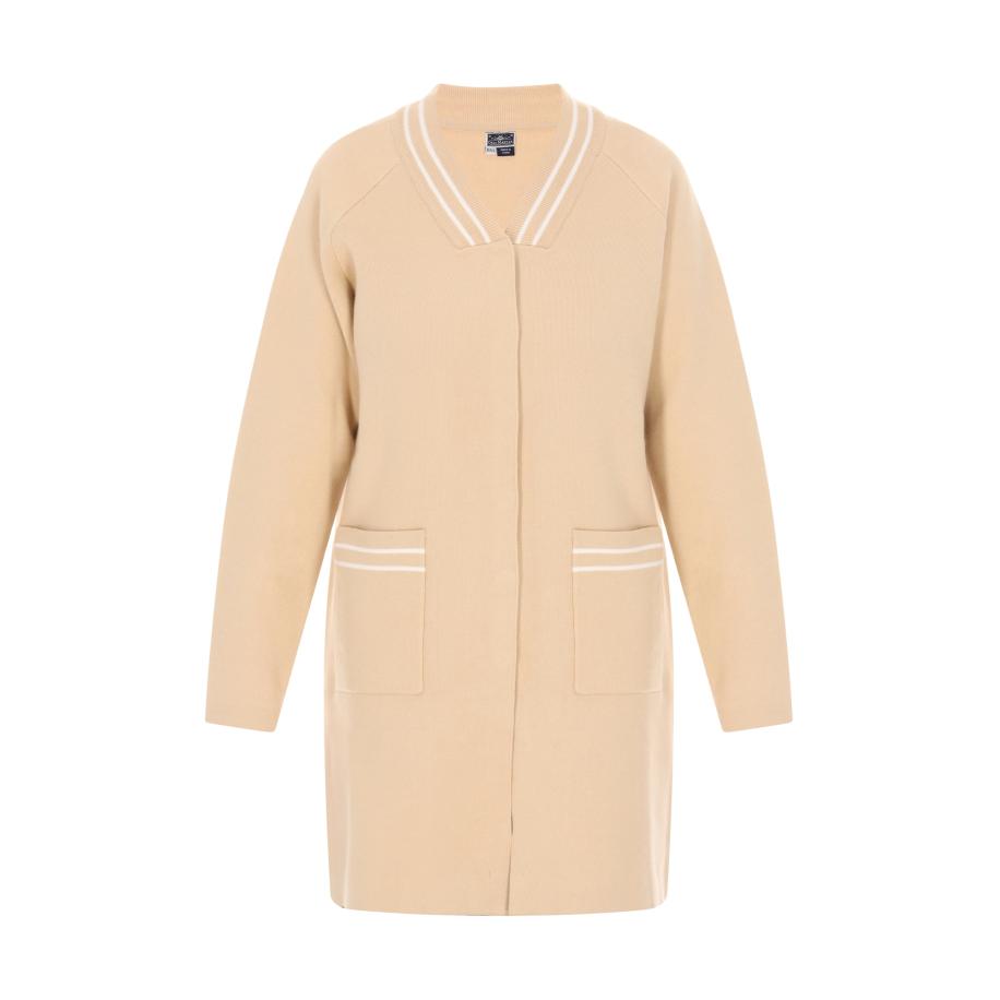 DreiMaster DreiMaster Maritim Gebreid vest ecru / wit -