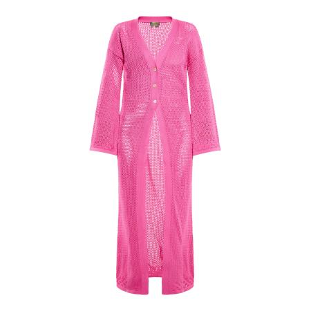 ebeeza ebeeza Gebreid vest pitaja roze