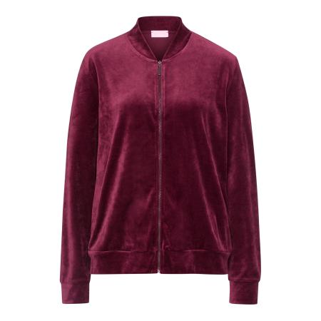 Hanro Hanro Sweatvest Favourites bordeaux